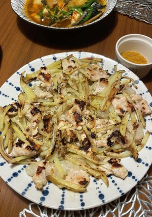じゃがいもと鶏肉のもちもちガレット-レシピのメイン写真
