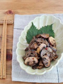 牛肉ときのこのピリ辛オイスターソース炒め-レシピのメイン写真