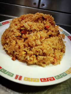 コク旨ガッツリ黒炒飯❨(@≧↺≦@)❩ノ-レシピのメイン写真
