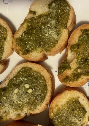 バケットで作るバジルフランスパン-レシピのメイン写真