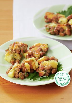 納豆チーズの小判焼き-レシピのメイン写真