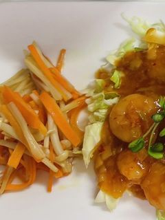 エノキと人参のごま油炒め-レシピのメイン写真