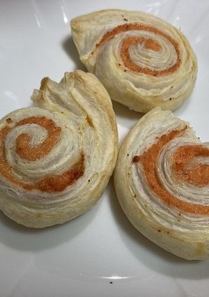 めんたいぐるぐるパイ　クリスマスにも！-レシピのメイン写真