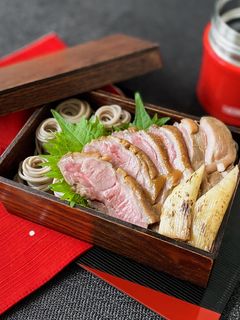 58℃ 汁まで絶品!鴨南蛮つけ蕎麦弁当-レシピのメイン写真