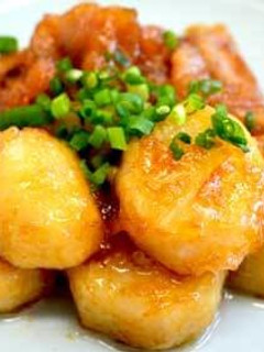 里いもと豚肉の照り焼き JAいるま野-レシピのメイン写真