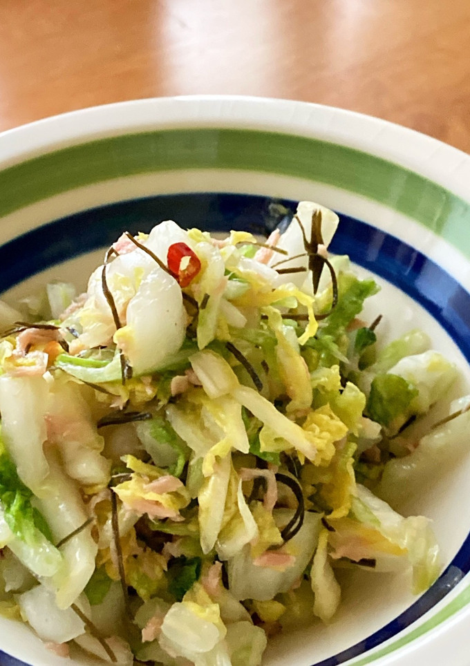 ＊旨味たっぷり♩白菜とツナの旨塩和え＊-レシピのメイン写真