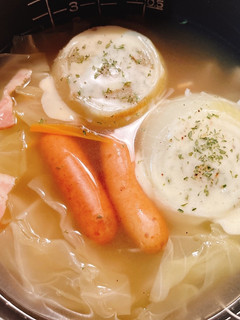 ☆炊飯器で丸ごと玉ねぎのチーズポトフ☆-レシピのメイン写真