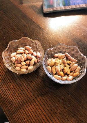 茹でピーナッツの蜂蜜がけと砂糖がけ-レシピのメイン写真