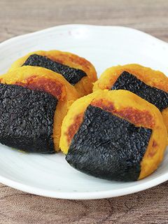 かぼちゃもちの磯辺焼き-レシピのメイン写真