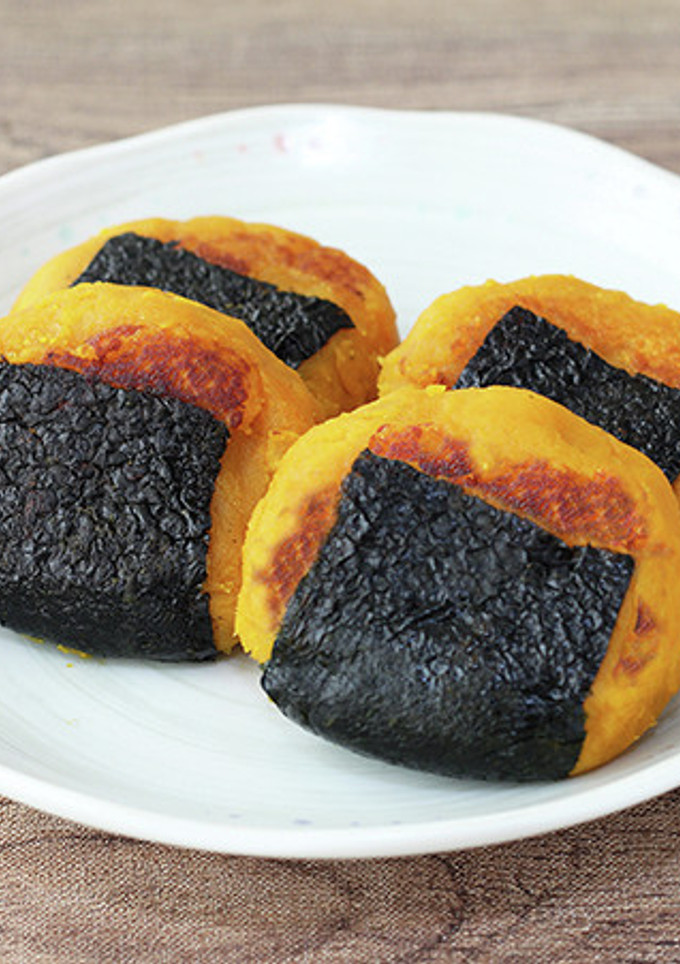 かぼちゃもちの磯辺焼き-レシピのメイン写真