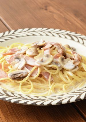 マッシュルームの濃厚クリームパスタ-レシピのメイン写真