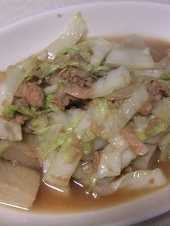 里芋と白菜のツナ炒め煮-レシピのメイン写真