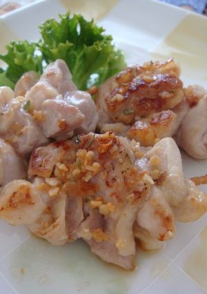 ■お弁当に❤ミニ焼き鳥（ガーリック）■-レシピのメイン写真