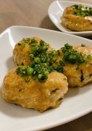ひじきと枝豆のフワフワ豆腐ハンバーグ-レシピのメイン写真