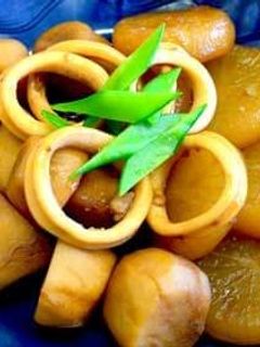 里芋と大根とイカの煮物 JAいるま野-レシピのメイン写真