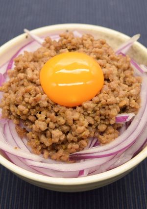 赤玉ねぎのスタミナどんぶり-レシピのメイン写真