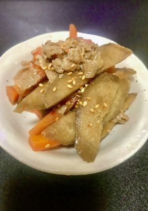 ごぼうのぱぱっと炒め煮-レシピのメイン写真