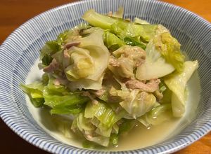 ダイエット♡白だしとツナDE蒸しキャベツ-レシピのメイン写真