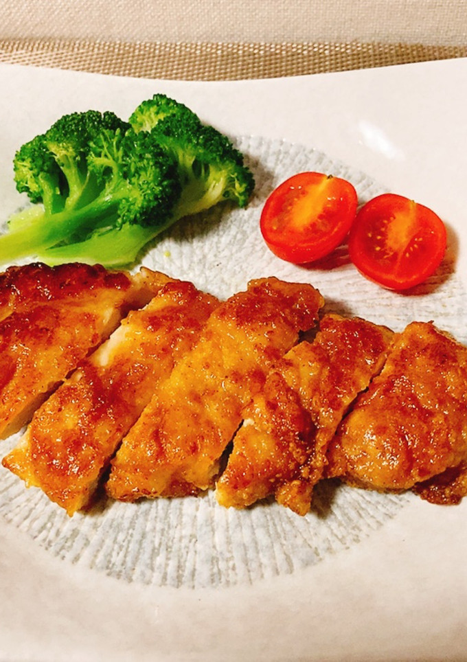 トンカツ用のお肉で、パイコー風揚げ焼き♪-レシピのメイン写真