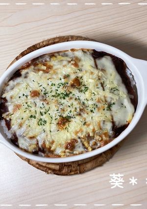 チーズon焼きカレー☆ドリア風-レシピのメイン写真