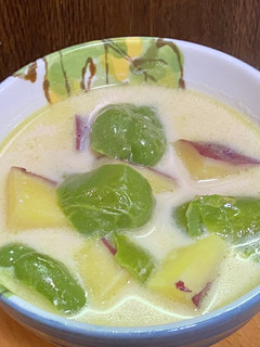 サツマイモとピーマンの牛乳入り味噌汁-レシピのメイン写真