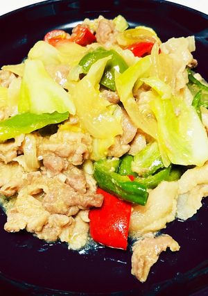 野菜もいっしょに味噌豚炒め-レシピのメイン写真