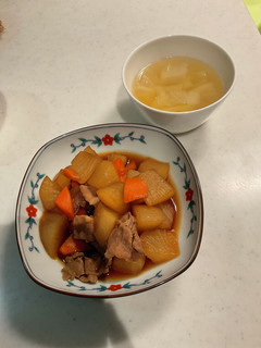 大根の煮物、中華スープ-レシピのメイン写真
