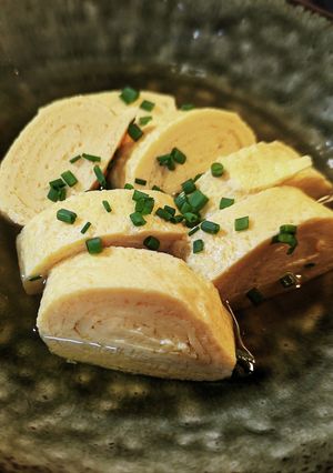 市販品のだし巻き卵で簡単煮物-レシピのメイン写真