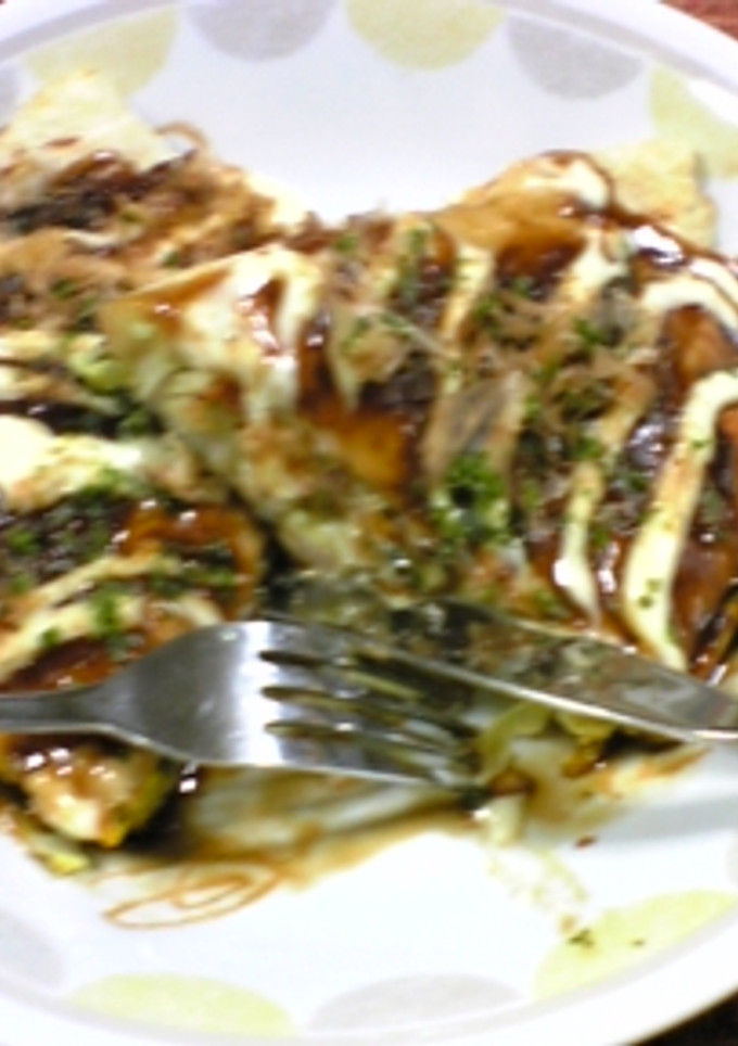 半熟たまごのキャベツ焼き-レシピのメイン写真