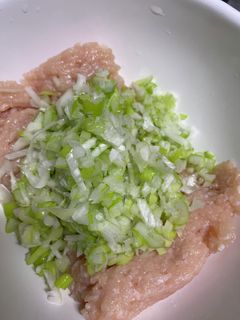 鍋にネギたっぷり鶏団子。シンプルが一番。-レシピのメイン写真