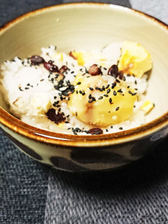 小豆をちょっと入れて、栗おこわ-レシピのメイン写真