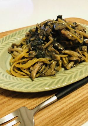 黒パスタ　-レシピのメイン写真