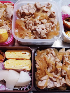 高校生息子、旦那、娘弁当(11/2)-レシピのメイン写真