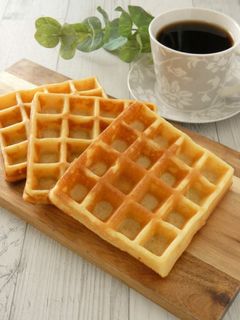 さつまいもの米粉ワッフル-レシピのメイン写真