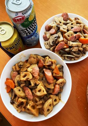 取り分け可!スパイシージャーマンれんこん-レシピのメイン写真
