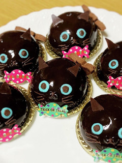 ハロウィンにどう?黒猫のコーヒームース♪-レシピのメイン写真