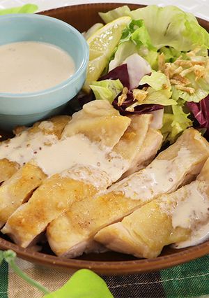 さっぱり～鶏肉のヨーグルトソースかけ-レシピのメイン写真