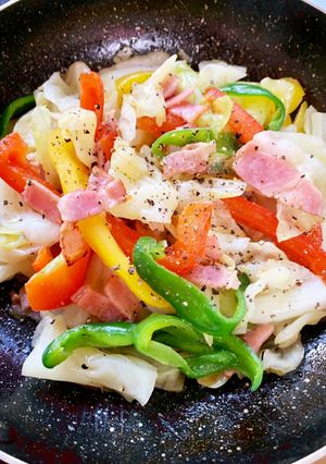 簡単イタリアン♪な野菜炒め-レシピのメイン写真