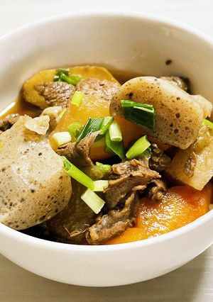ミスジのスジ肉でスジ煮込み(Staub)-レシピのメイン写真