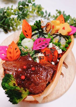 女子学生のお弁当(2022.11.2)-レシピのメイン写真