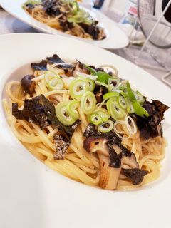 出汁パックで簡単きのこニンニク和風パスタ-レシピのメイン写真