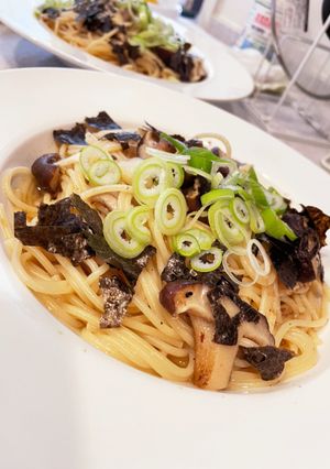 出汁パックで簡単きのこニンニク和風パスタ-レシピのメイン写真