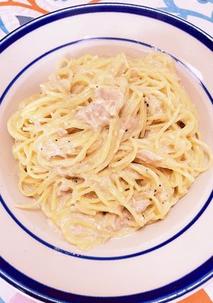 ★ワンパン★ツナクリームパスタ-レシピのメイン写真