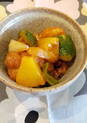 保育園給食★酢鶏-レシピのメイン写真