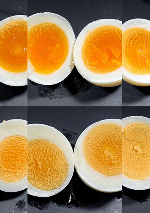 95℃ ゆで卵 火入れ時間比較実験-レシピのメイン写真