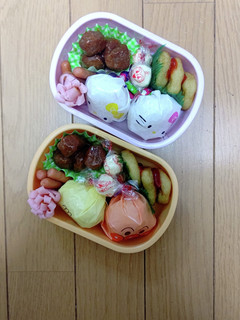 お弁当 双子 記録用-レシピのメイン写真