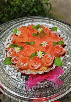 紅玉りんごバラタルト-レシピのメイン写真