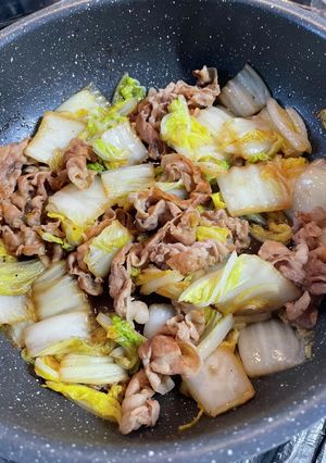 豚バラ白菜の炒め物-レシピのメイン写真