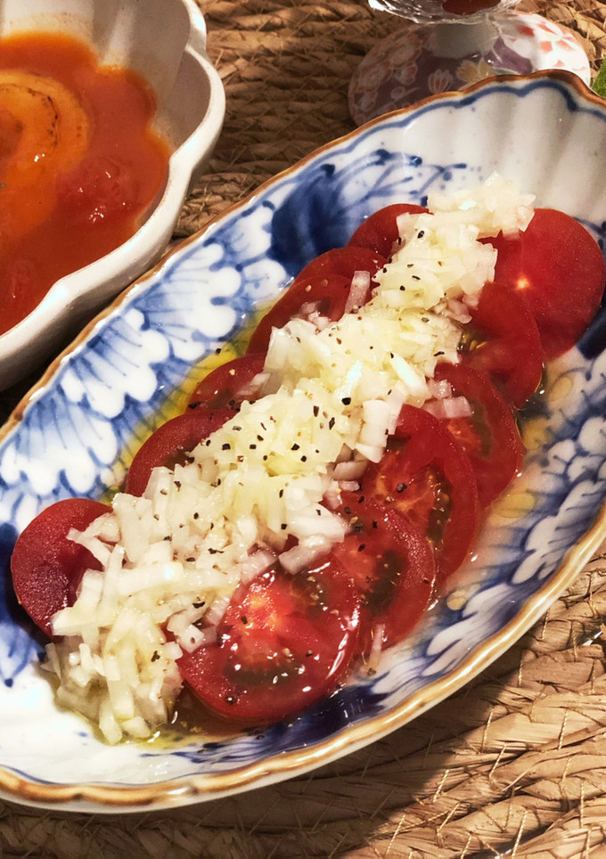 トマトと玉ねぎのマリネ-レシピのメイン写真