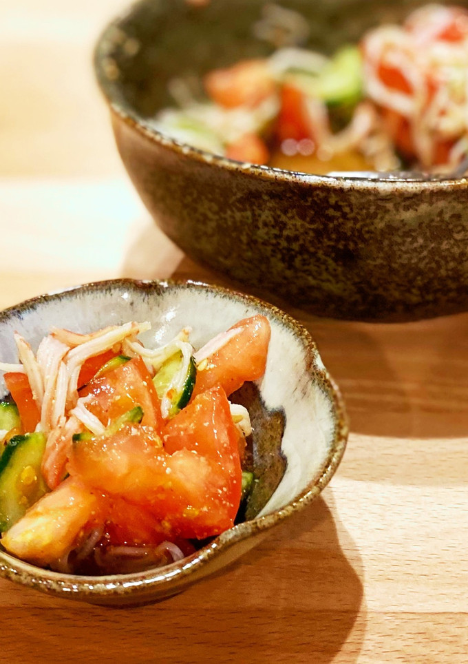 トマトの和え物-レシピのメイン写真